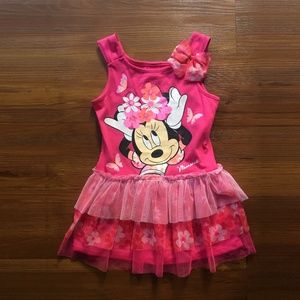 DISNEY | Pink Minnie Mouse Tulle Dress